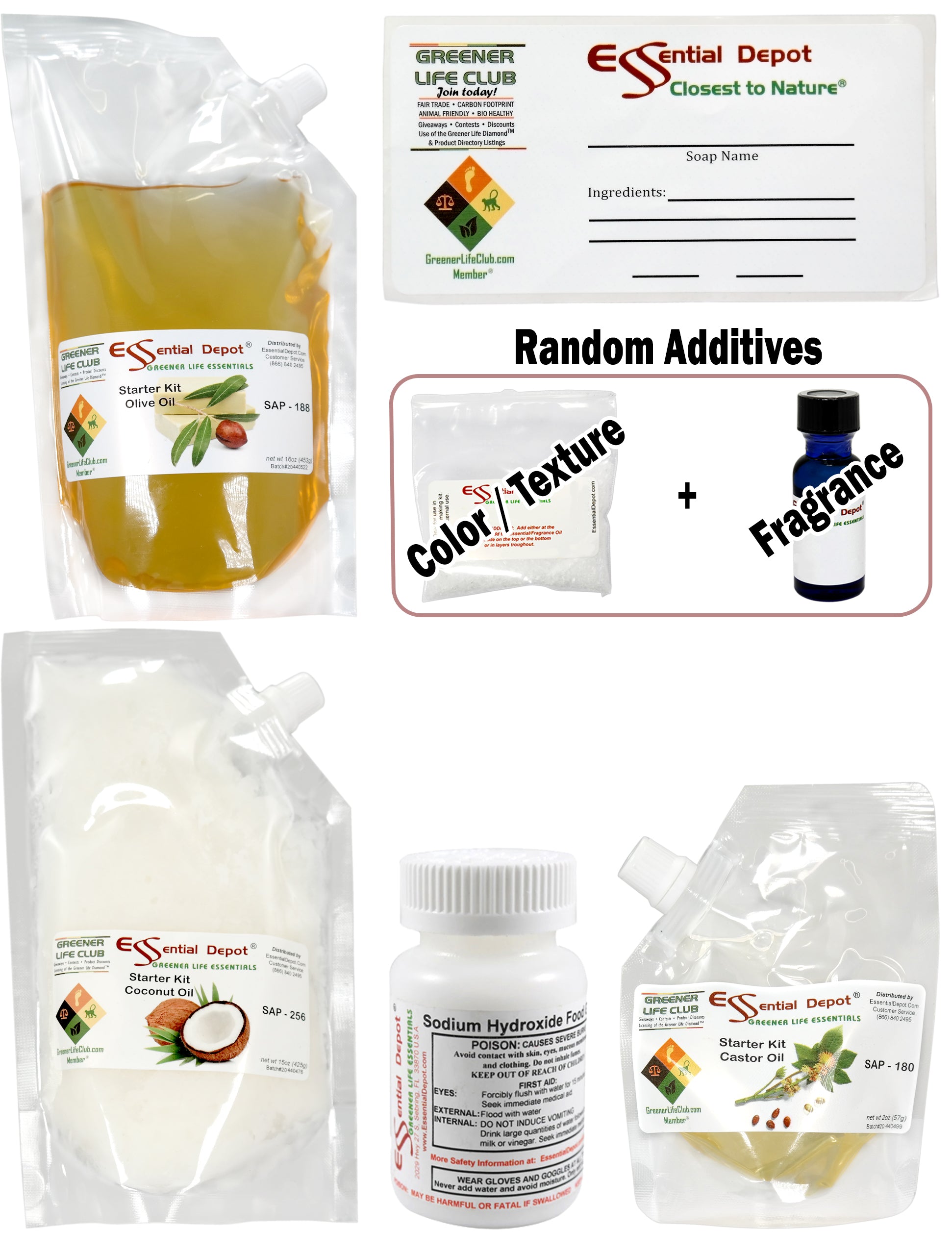 Refill Pack - STEM Soap Making Kit