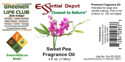 Sweet Pea Fragrance Oil - 4 oz.