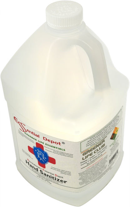 128oz (1 gallon) HAND SANITIZER - 80% Alcohol - W.H.O. Recommended Formula and Ingredients