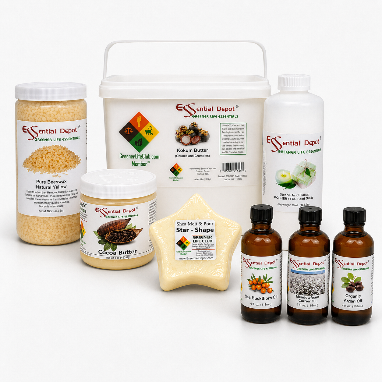 REFILL Pack - Lotion Bar Making Kit (DECONSTRUCTED) - Basic