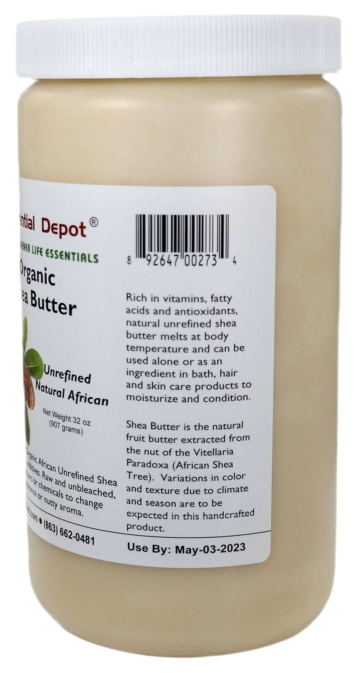 Shea Butter - 32 oz - Grade A - No Additives - Unrefined