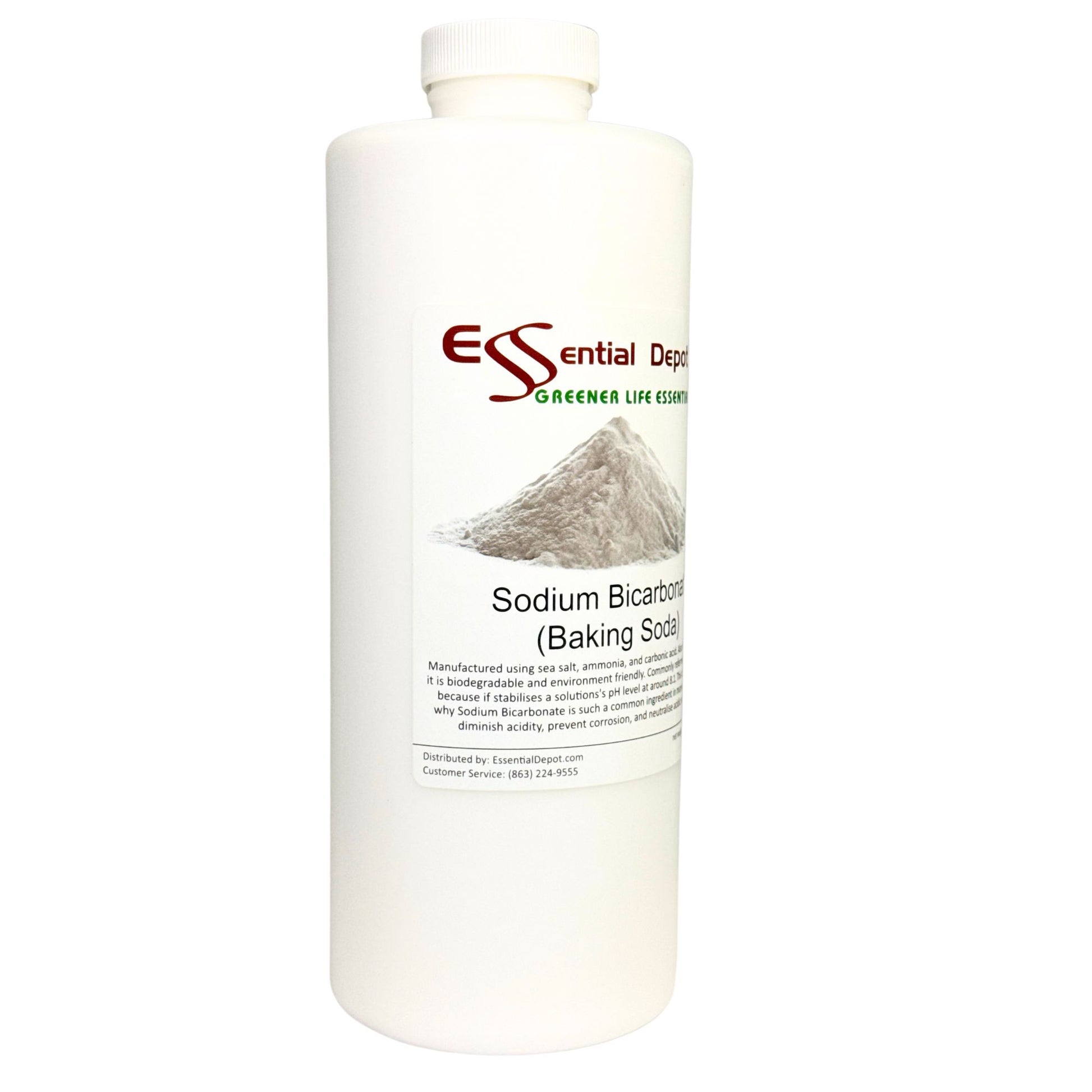 BAKING SODA - SODIUM BICARBONATE - Minimum 99% NaHCO3 - 3 lb in HDPE safety sealed pot