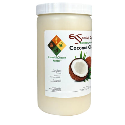 Coconut Oil 76F - 1 Quart - USP - Food Grade - Odorless - Tasteless