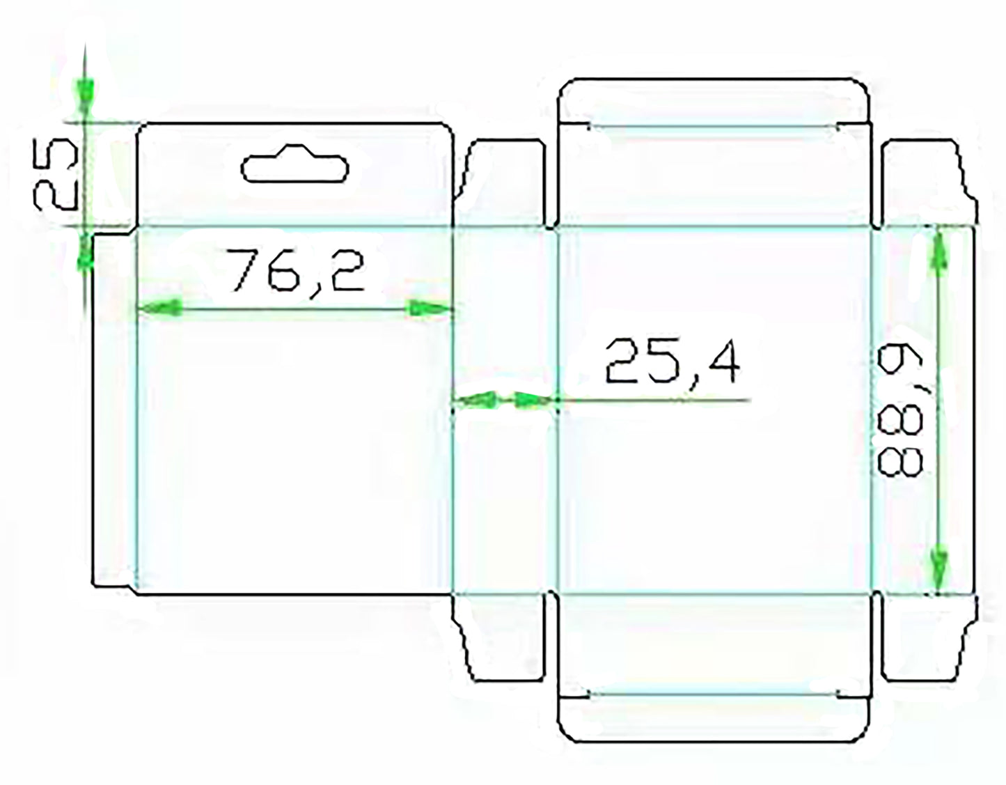 Soap Box - Clear - Hanging - PVC - SMALLER