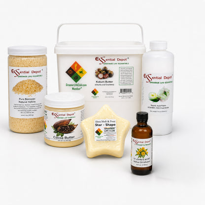 REFILL Pack - Lotion Bar Making Kit (DECONSTRUCTED) - Basic - St John's Wort