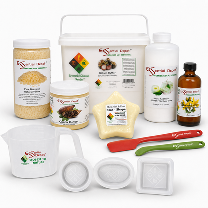 Lotion Bar Making Kit (DECONSTRUCTED) - Basic - St Johns Wort