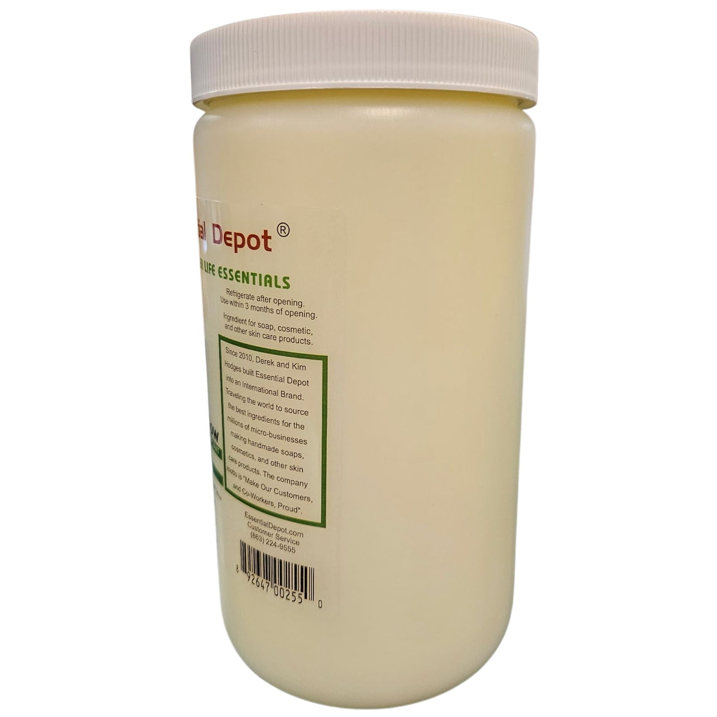 Beef Tallow - 6 x 1 quart (32 oz per quart) - GRASS FED - Not Hydrogenated - Non-GMO - USP Compliant