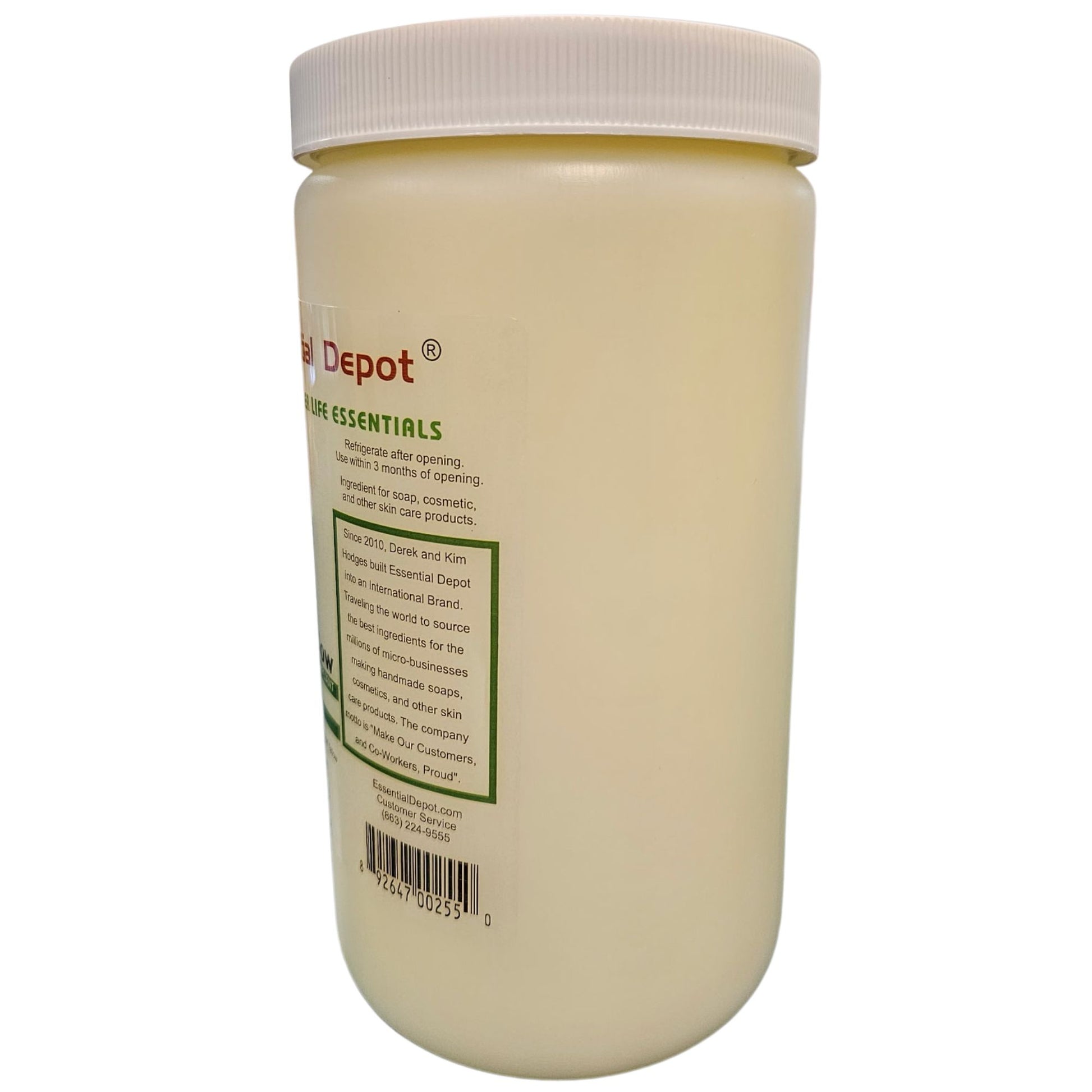Beef Tallow - 6 x 1 quart (32 oz per quart) - GRASS FED - Not Hydrogenated - Non-GMO - USP Compliant