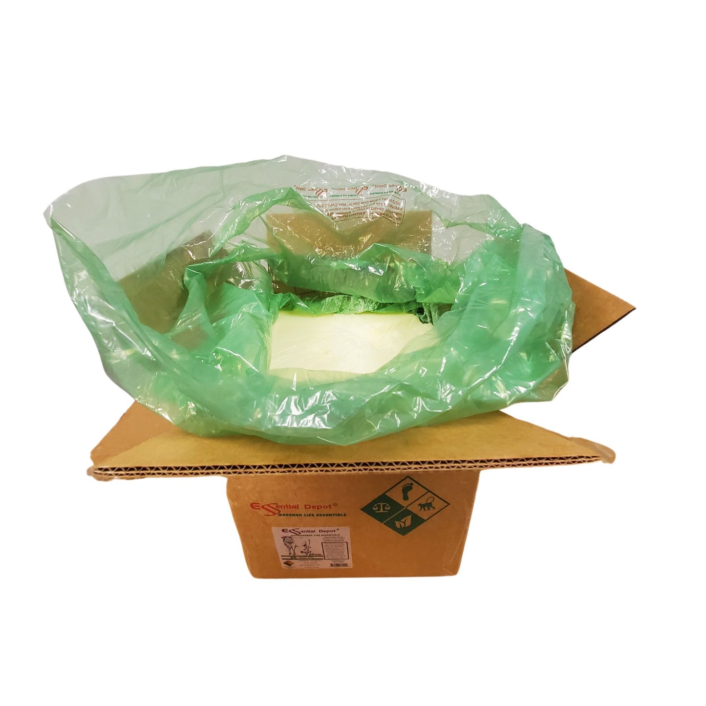 Beef Tallow - GRASS FED - 50 lbs in poly bag in box - FOOD GRADE
