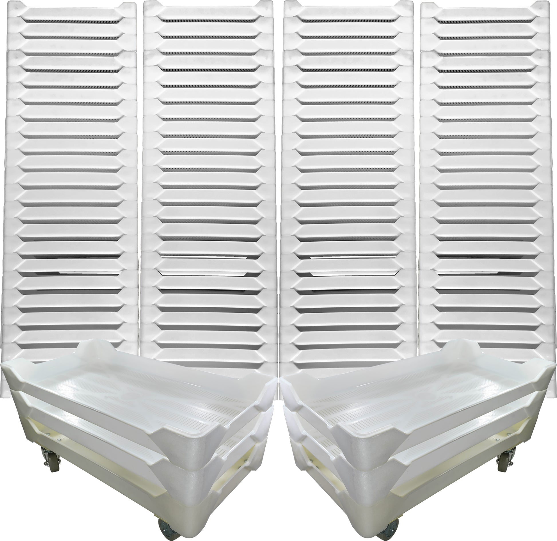 2 Stackable Drying Trays - NO WHEELS
