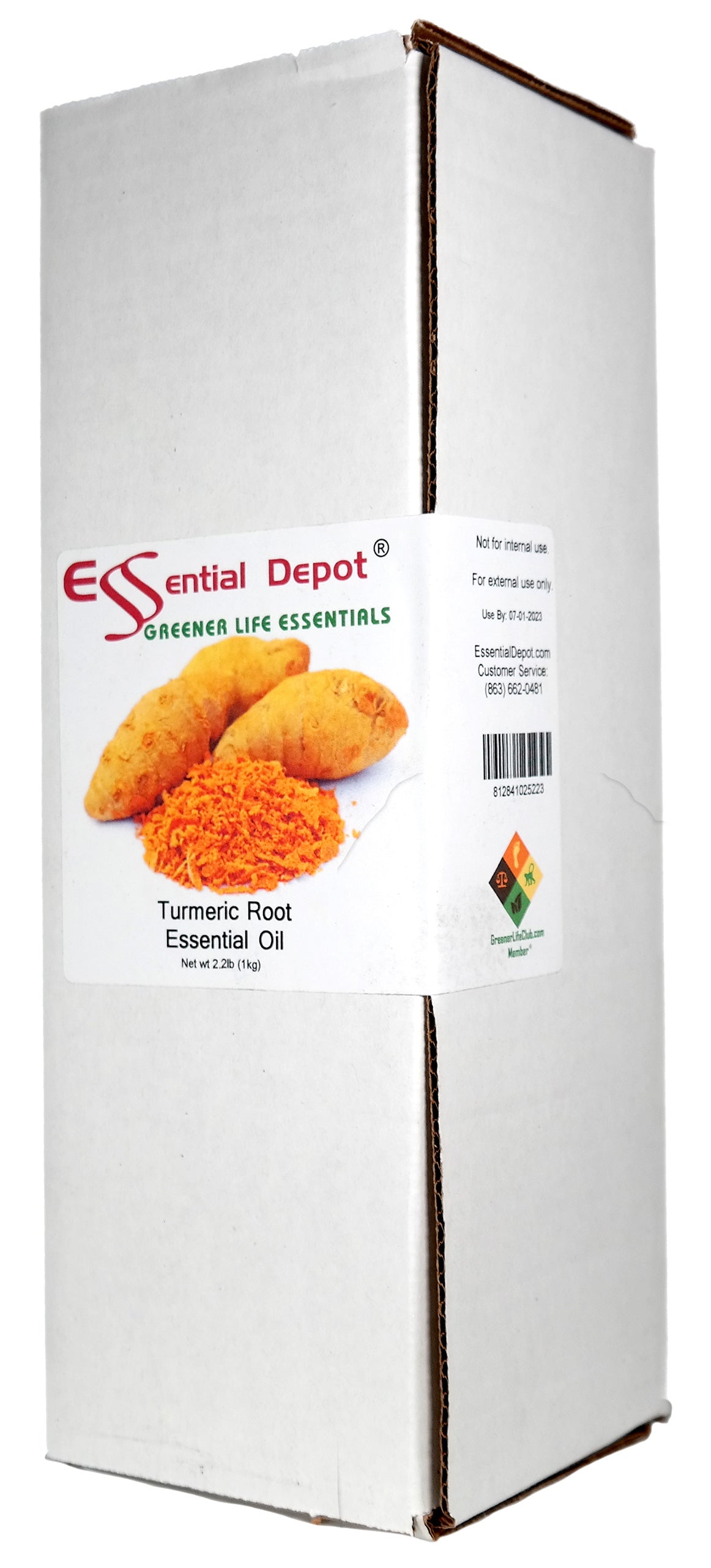 Turmeric Root Essential Oil - 1 kg. - Approx 2.2 lbs.