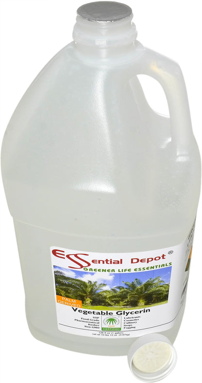 glyCUBE 4x1-gal Glycerin Vegetable - Non GMO - Sustainable Palm Based - USP - Pharmaceutical Grade