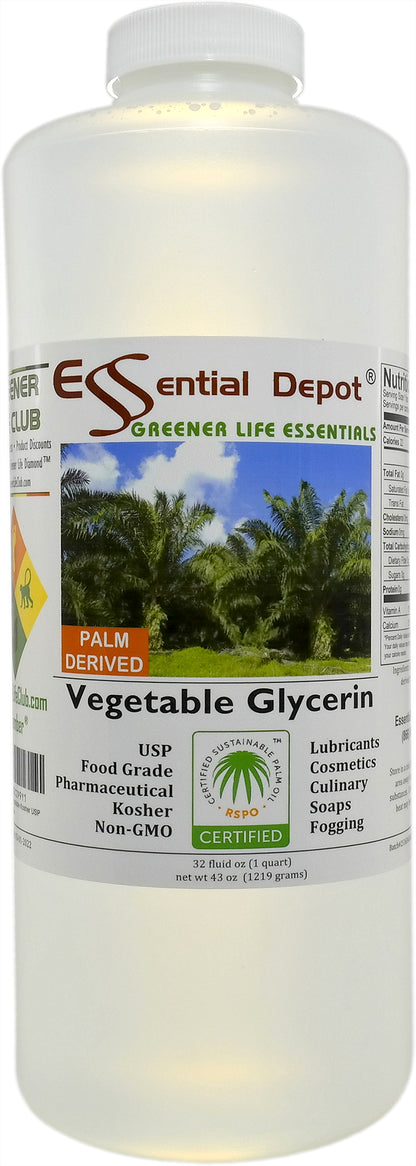4 Quarts Vegetable Glycerin + 1 Quart Propylene Glycol