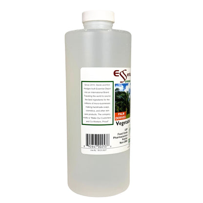 Glycerin Vegetable - 1 Quart (43 oz. net wt) - Non GMO - Sustainable Palm Based - USP - KOSHER