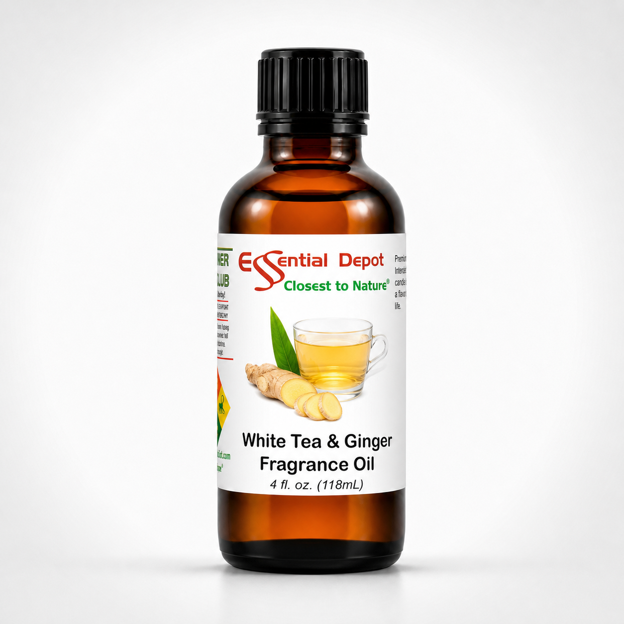 White Tea & Ginger Fragrance Oil - 4 oz.