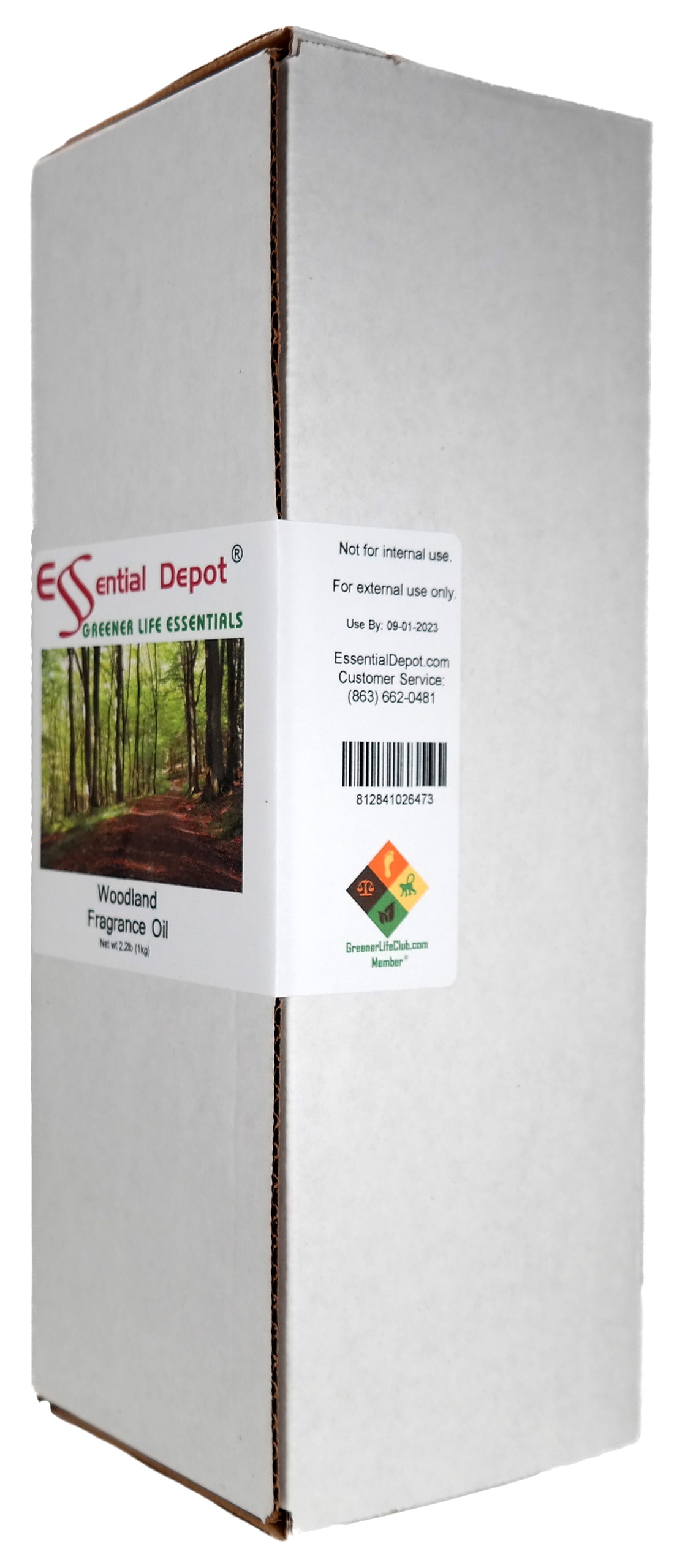 Woodland Fragrance Oil - 1 kg. - Approx 2.2 lbs.