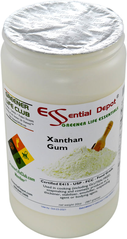Xanthan Gum - 6 @ 20 oz per container - E415 - USP - FCC - Food Grade - Fine Powder