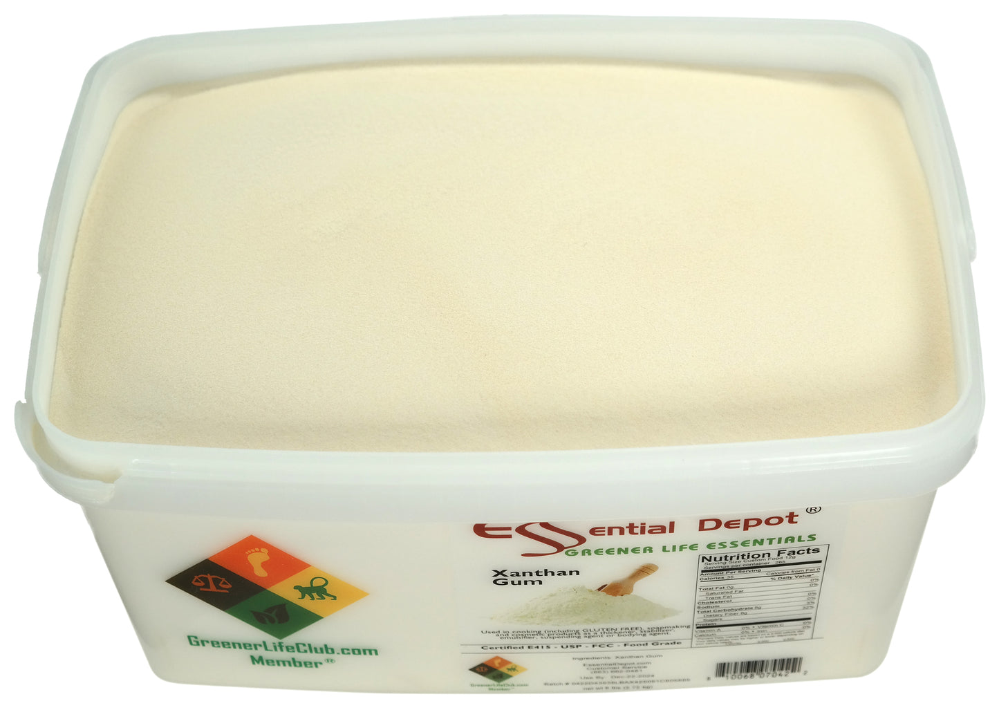 Xanthan Gum - 6 lbs - E415 - USP - FCC - Food Grade - Fine Powder  - FREE US SHIPPING