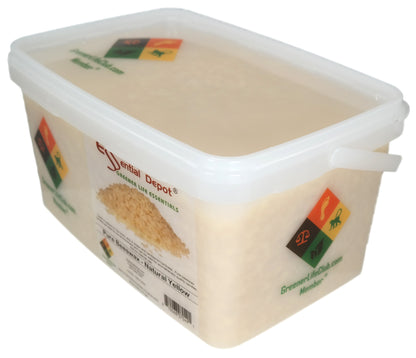 Bees Wax - Yellow- Pastilles or Pearls - No Additives - No Bleach - Twice Filtered - 4 lbs  - FREE US SHIPPING