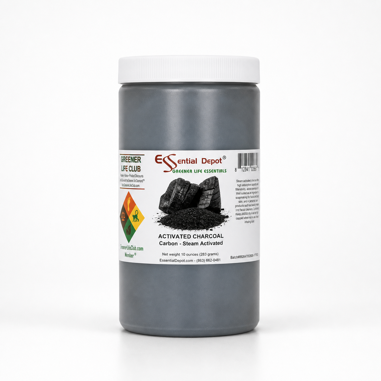 Activated Charcoal Powder - 10 oz - SALE ITEM