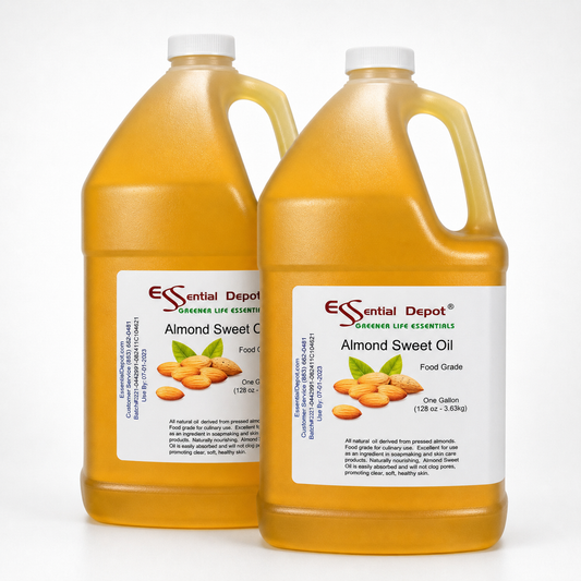 Almond Sweet Oil - 2 Gallons (2 x 1-gallon) - Food Grade - Non GMO - No Additives