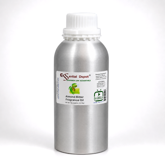 Almond Bitter Fragrance Oil - 1 kg. - Approx 2.2 lbs.