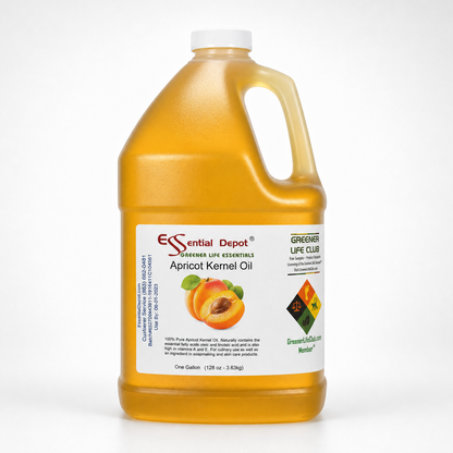 Apricot Kernel Oil - 1 Gallon - Food Grade - No Additives
