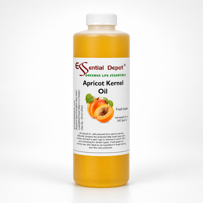 Apricot Kernel Oil - 1 Quart - Food Grade - No Additives