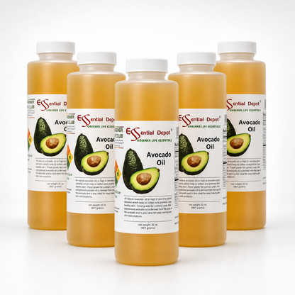 Avocado Oil - Food Grade - 5 Quarts (32 oz. per container) - Food Grade - No Additives