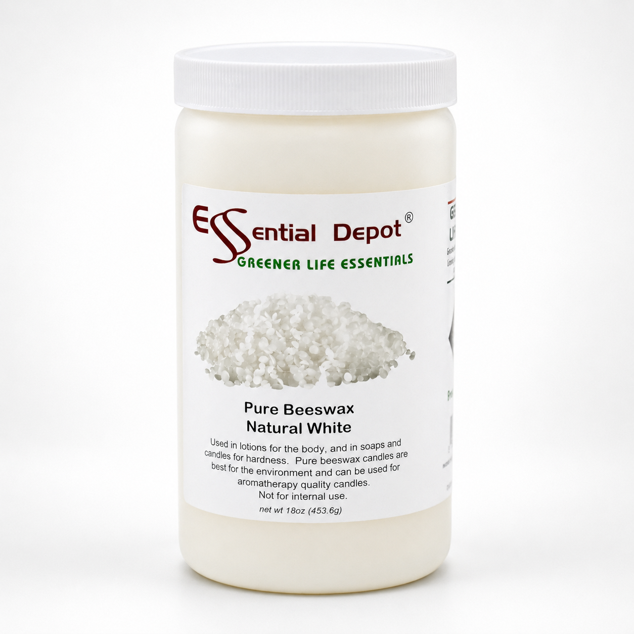 Bees Wax - White - Pastilles or Pearls - No Additives - No Bleach - Twice Filtered - 18 oz