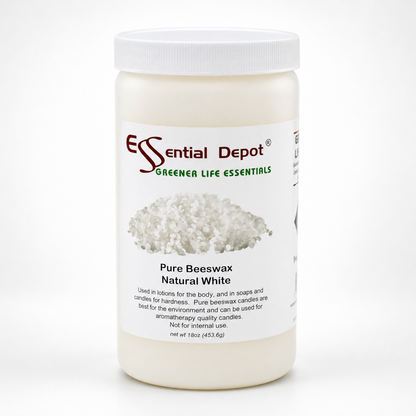 Bees Wax - White - Pastilles or Pearls - No Additives - No Bleach - Twice Filtered - 18 oz