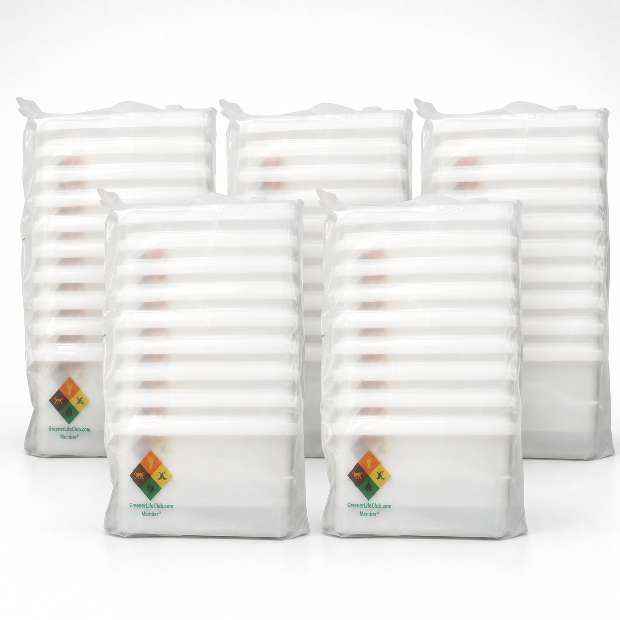 Box of 60 amazing Greener Life Club Boxes & Lids