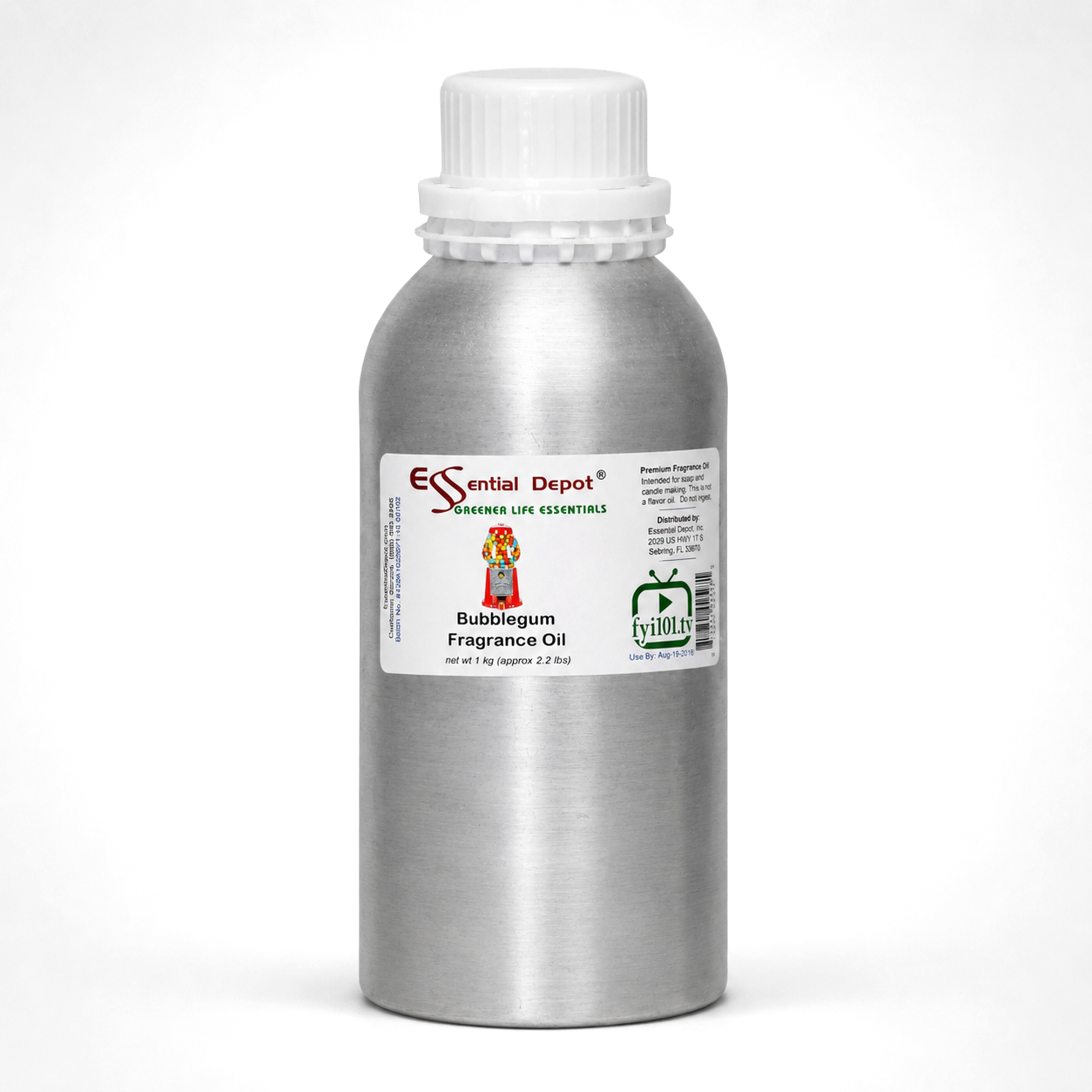 Bubblegum Fragrance Oil - 1 kg - approx 2.2 lbs