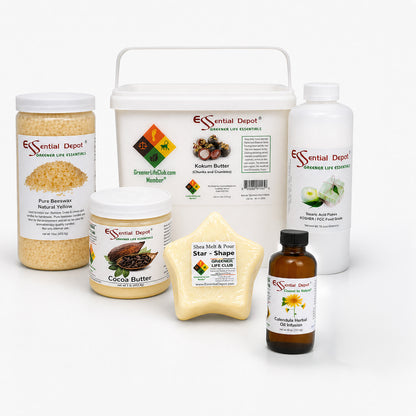 REFILL Pack - Lotion Bar Making Kit (DECONSTRUCTED) - Basic - Calendula