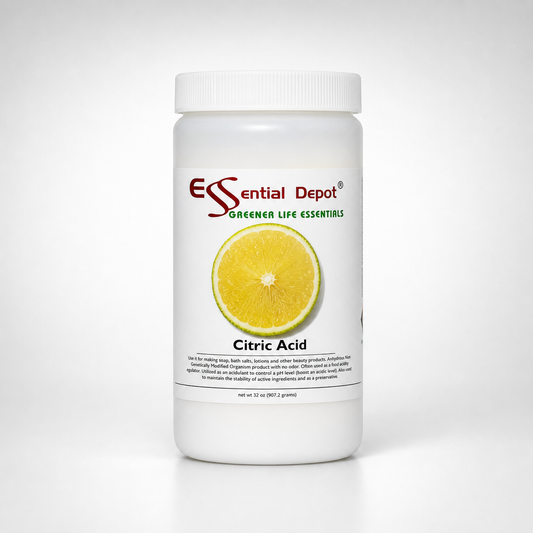 Citric Acid - Non GMO, Anhydrous, USP-NF/FCC, Granular - 32 oz (2 lbs)