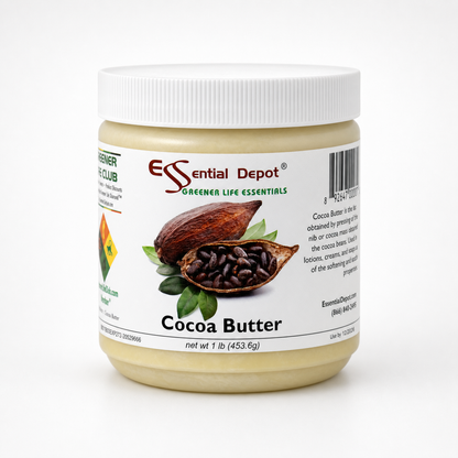 Cocoa Butter - 1 lb - No Additives - Unrefined