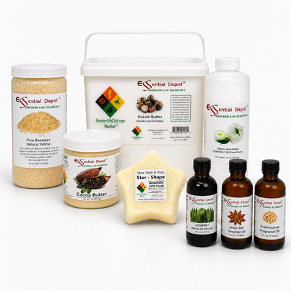 REFILL Pack - Lotion Bar Making Kit (DECONSTRUCTED) - Basic - Comfrey