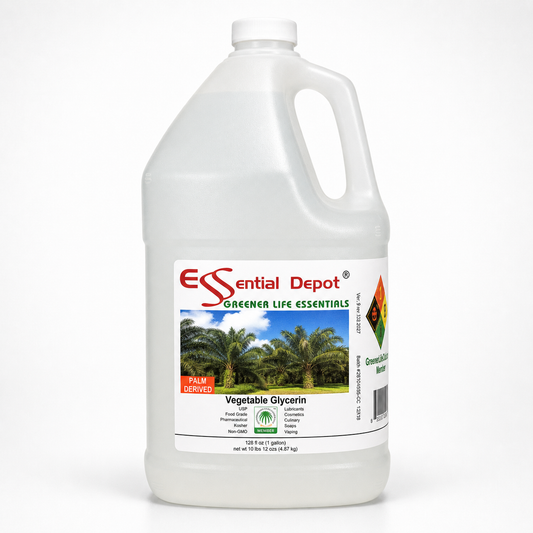Glycerin Vegetable - 1 Gallon (10.75 lbs or 172oz net wt) - Non GMO - Sustainable Palm Based - USP