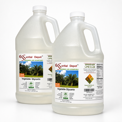 Glycerin Vegetable - 2x1-gallon - Non GMO - Sustainable Palm Based - USP - KOSHER