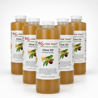 Olive Oil - Pomace Grade - 5 Quarts (32 oz per container) - Food Grade - No Additives
