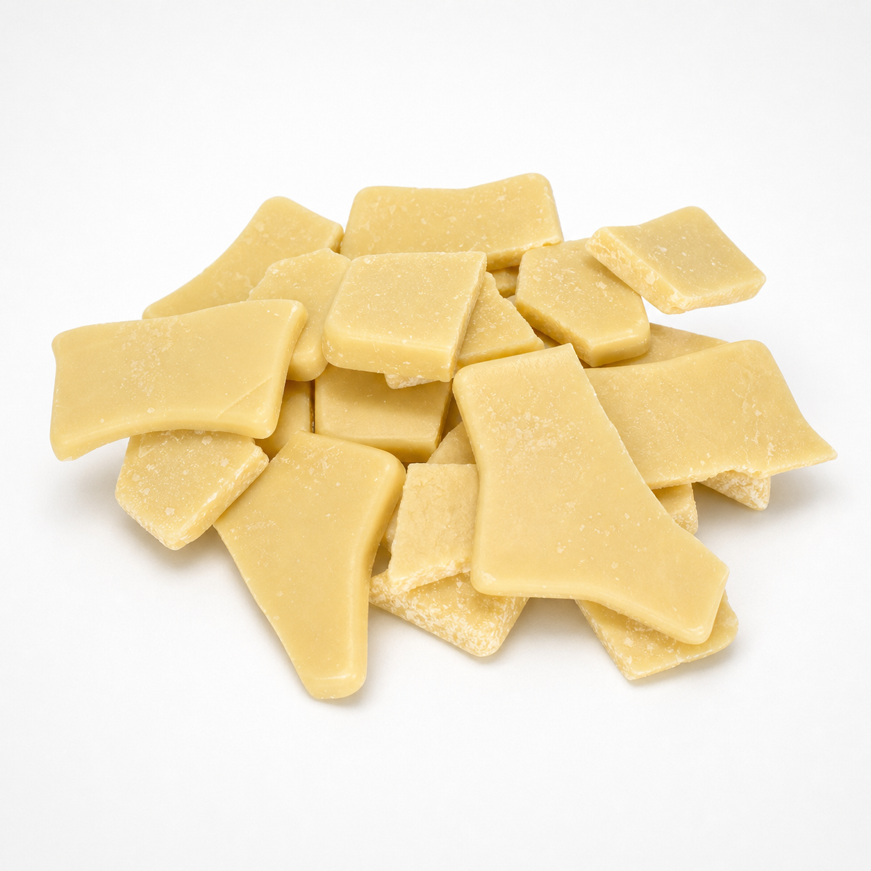 Organic Cocoa Butter Chips or Chunks - 4 lbs - Raw Unrefined - GLC Box - Divine Chocolate Aroma