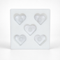 R.E.D. MultiPurpose Heart MOLD - MOLD ONLY - for use by hand or with The R.E.D. Press