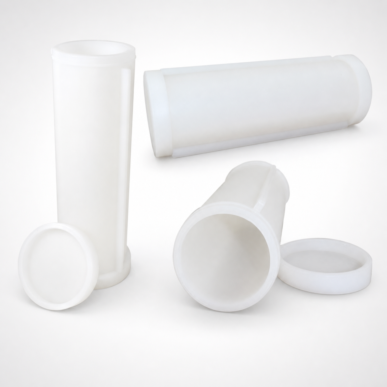 R.E.D. Silicone Cylindrical Mold - COLOR NATURAL