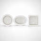 R.E.D. Silicone Individual Soap Molds - Color: Natural - 3 Pack