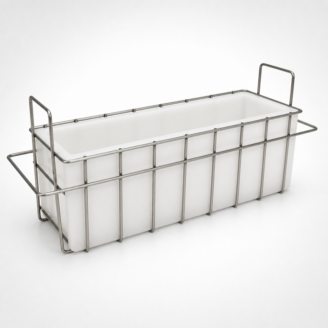 R.E.D. Silicone Soap Mold - COLOR NATURAL + Stainless Steel Stackable Basket