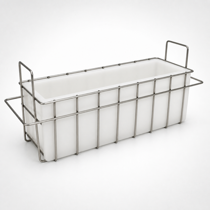 R.E.D. Silicone Soap Mold - COLOR NATURAL + Stainless Steel Stackable Basket