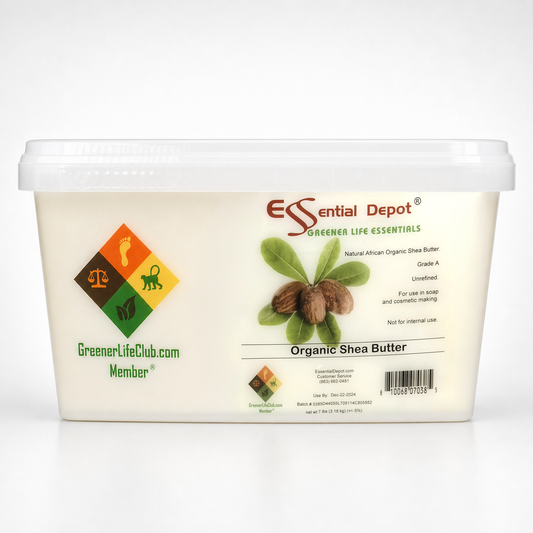 Shea Butter Organic Unrefined - 7 lbs - GLC Box - Grade A