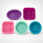 Silicone Individual Soap Molds - 5 Pack - variety and random