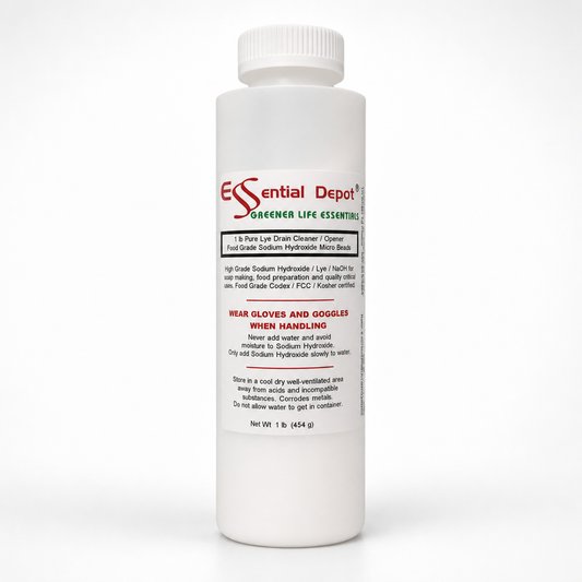 Sodium Hydroxide Lye Micro Beads - Food Grade - USP - 1 lb
